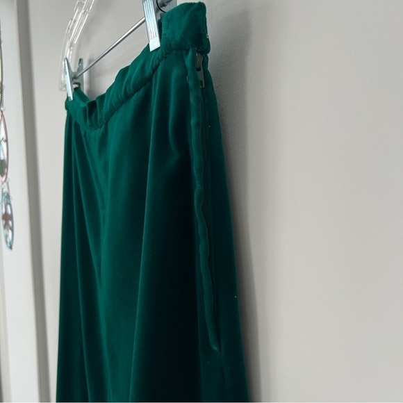 Vintage Velvet Maxi Handmade Emerald Green Witchy Fairy Long Skirt - Picture 7 of 14